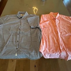 Men's XL 2 Coastaoro (Nordstrom) Regular Fit Print Sport Shirts Worn 1x
